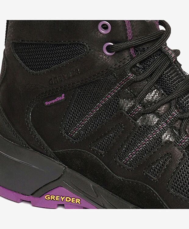 Kadın Siyah Mor Su Geçirmez Outdoor Bot - 7