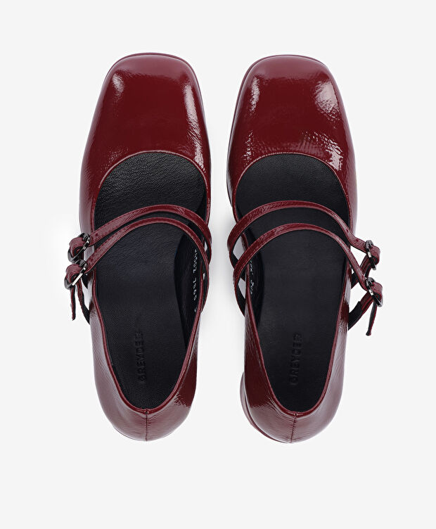 Kadın Bordo Hakiki Deri Klasik Ayakkabı - 5