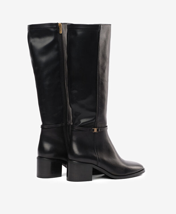 Kadın Siyah Hakiki Deri Çizme - 4