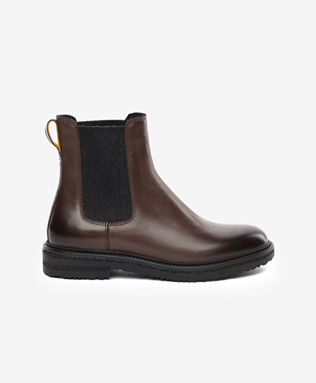 Kadın Kahverengi Hakiki Deri Chelsea Bot - 1