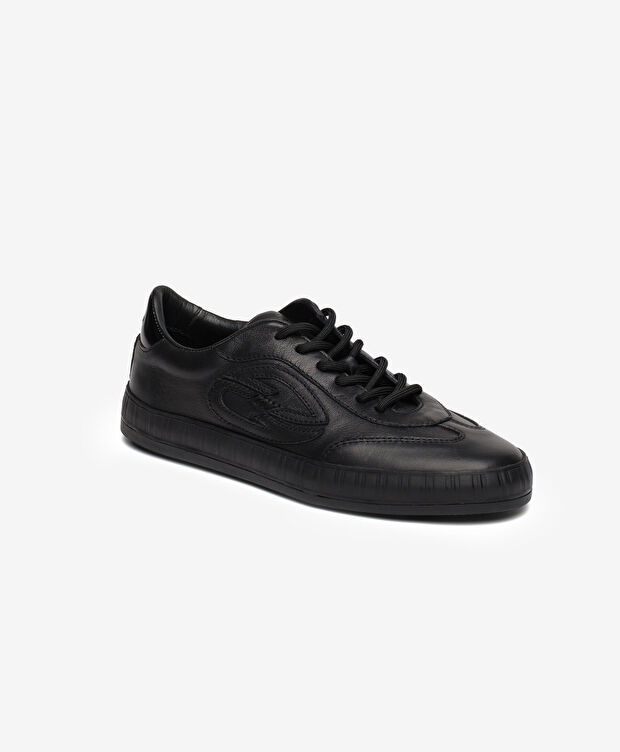 Kadın Siyah Hakiki Deri Sneaker Ayakkabı - 2