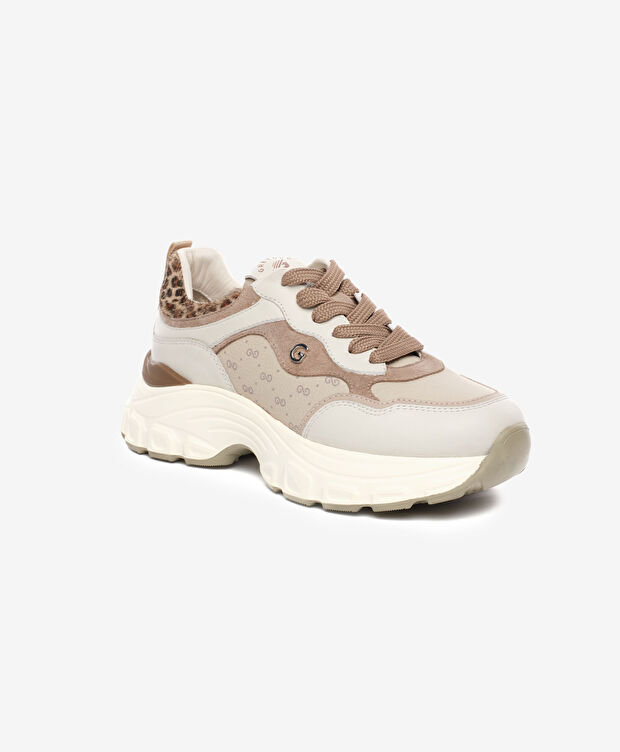 Kadın Kirli Beyaz Hakiki Deri Spor Ayakkabı - 2