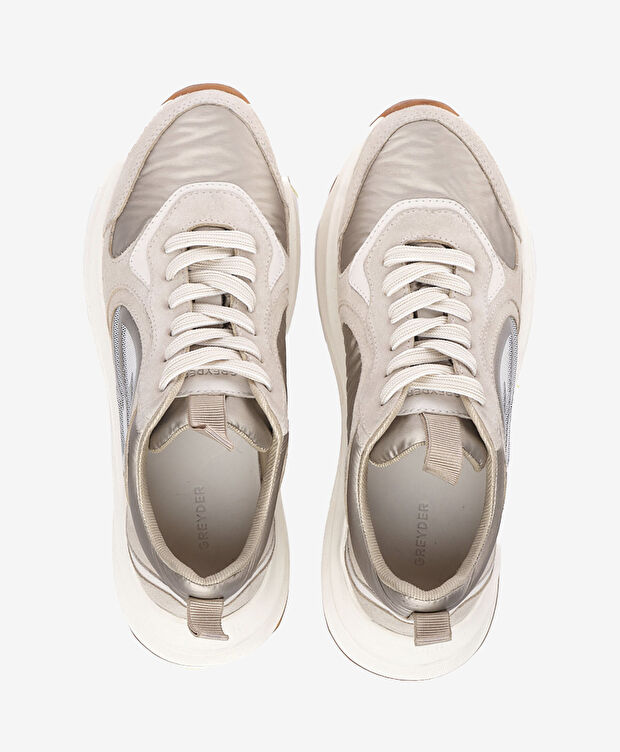 Kadın Bej Hakiki Deri Spor Ayakkabı - 5