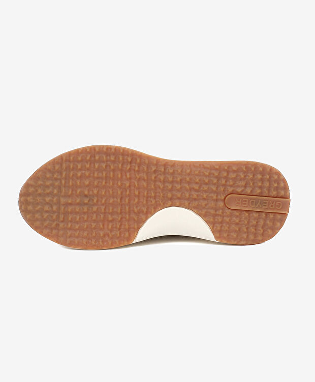 Kadın Bej Hakiki Deri Spor Ayakkabı - 6