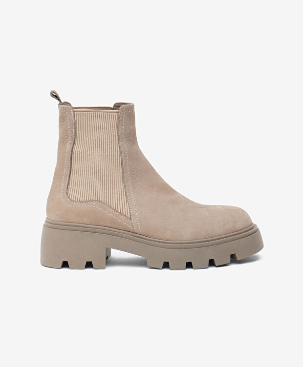 Kadın Vizon Nubuk Hakiki Deri Chealse Bot - 1