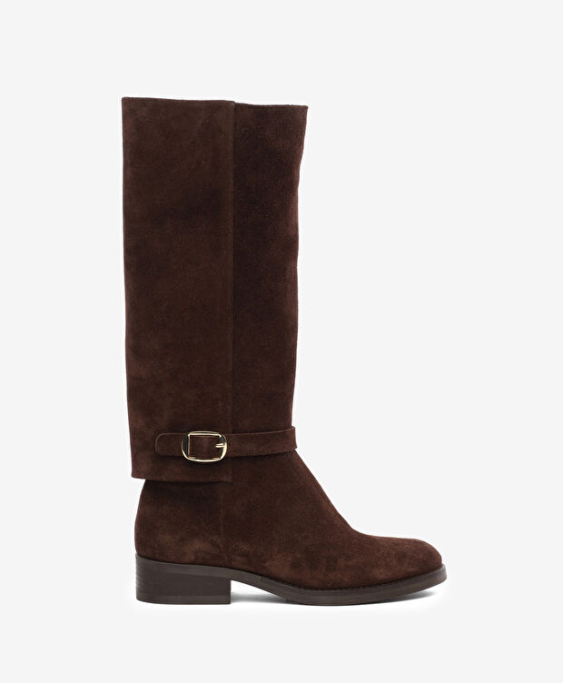 Kadın Kahverengi Hakiki Deri Çizme - 1