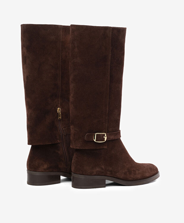 Kadın Kahverengi Hakiki Deri Çizme - 4