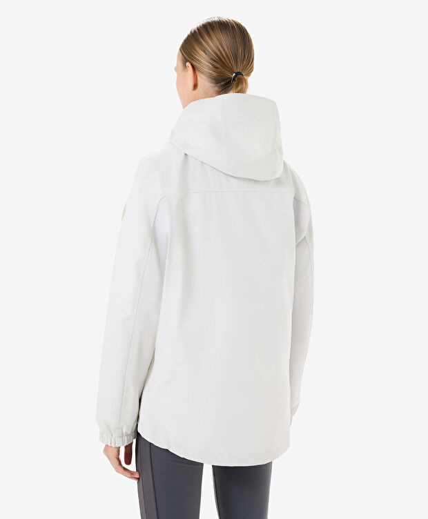 Kadın Beyaz Suya Dayanıklı Kaz Tüyü Mont - 2