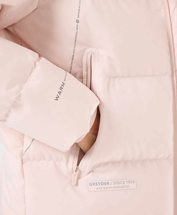 Kadın Pudra Suya Dayanıklı Kaz Tüyü Mont - 5