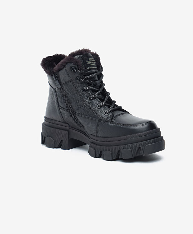 Kadın Siyah Hakiki Deri Bot - 2