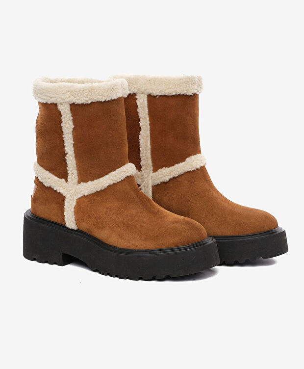 Kadın Taba Hakiki Deri Bot - 3