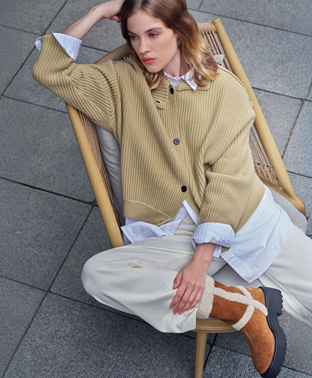 Kadın Taba Hakiki Deri Bot - 7