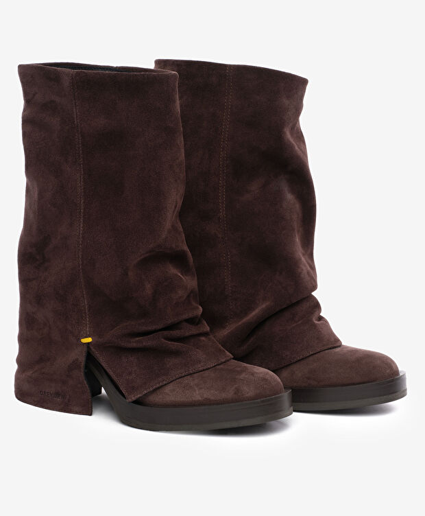 Kadın Kahverengi Hakiki Deri Bot - 3