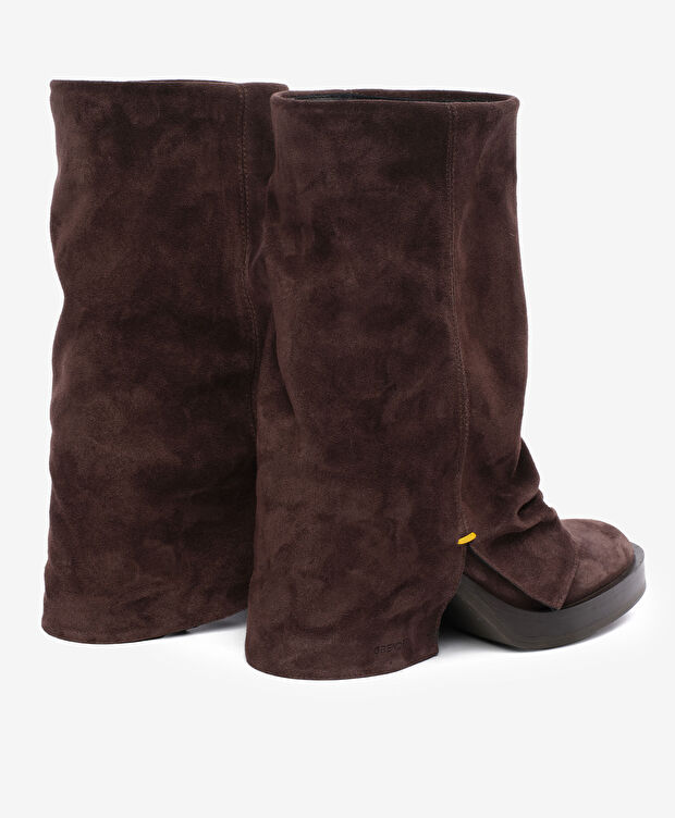 Kadın Kahverengi Hakiki Deri Bot - 4