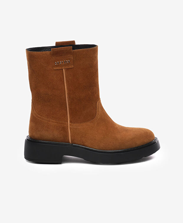 Kadın Taba Süet Hakiki Deri Bot - 1