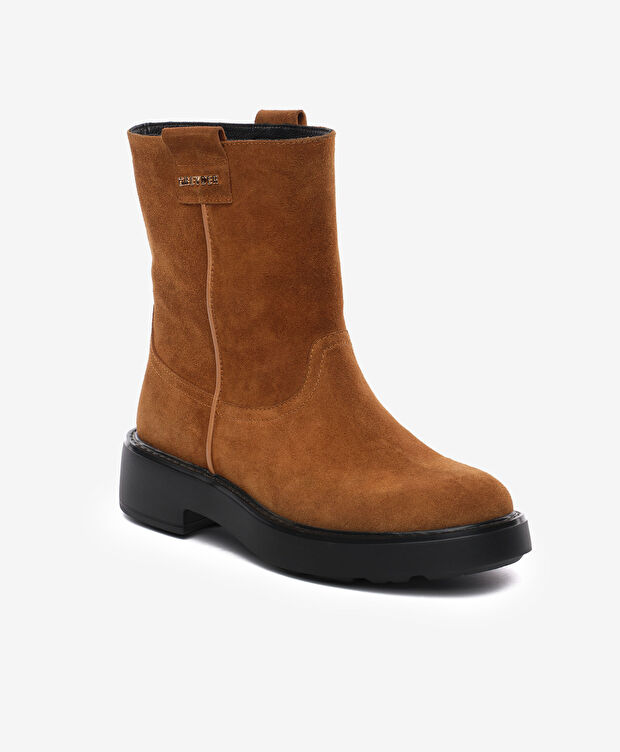 Kadın Taba Süet Hakiki Deri Bot - 2