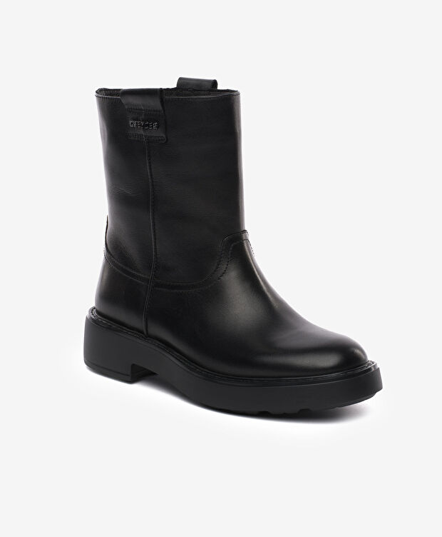 Kadın Siyah Hakiki Deri Bot - 2