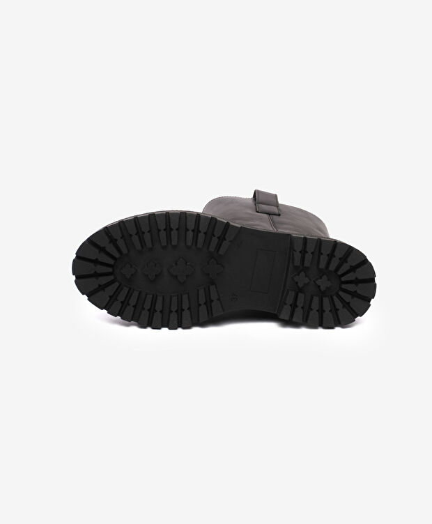 Kadın Siyah Hakiki Deri Bot - 5