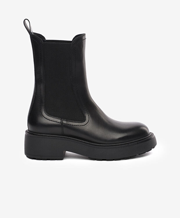 Kadın Siyah Hakiki Deri Bot - 1