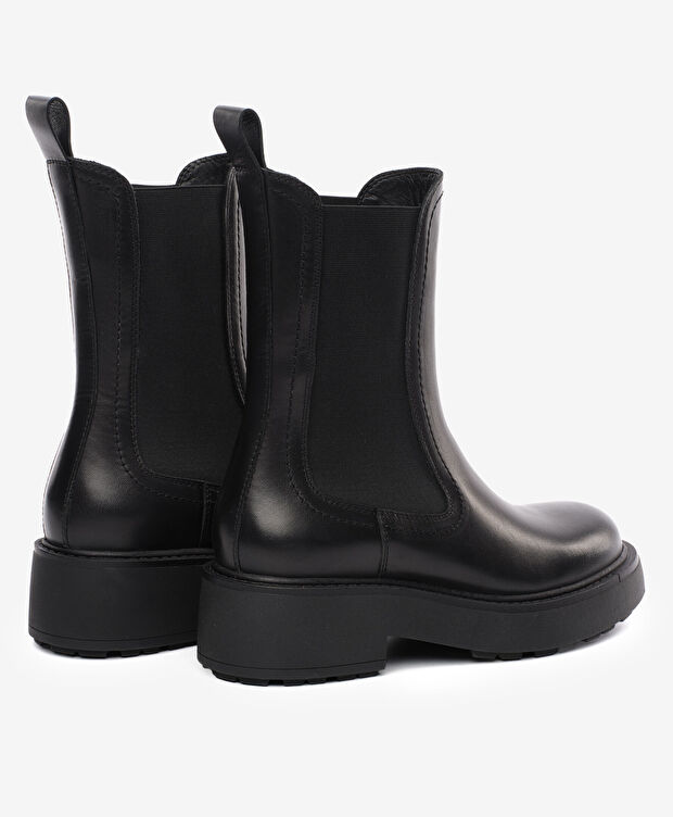 Kadın Siyah Hakiki Deri Bot - 4