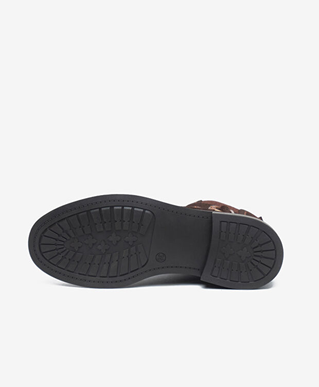 Kadın Kahverengi Hakiki Deri Bot - 5