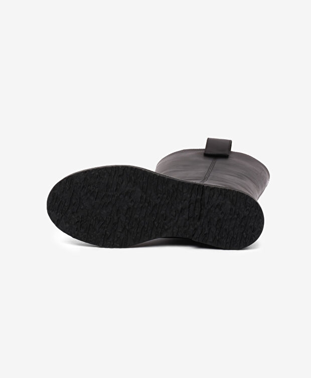 Kadın Siyah Hakiki Deri Çizme - 5