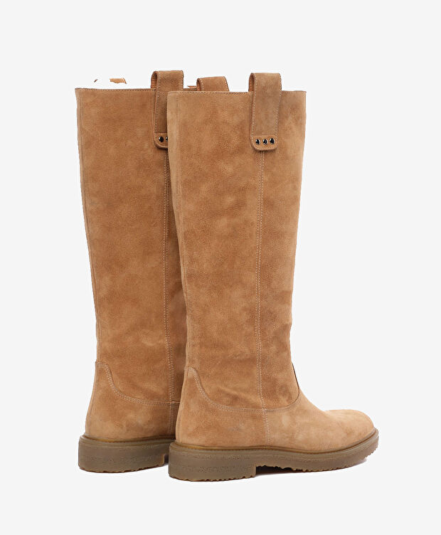 Kadın Taba Hakiki Deri Çizme - 4