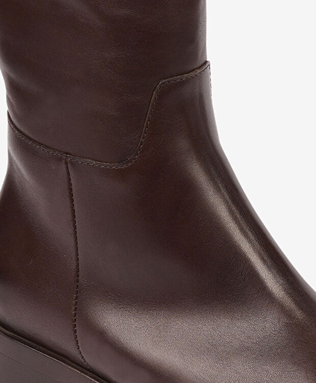 Kadın Kahverengi Hakiki Deri Çizme - 5