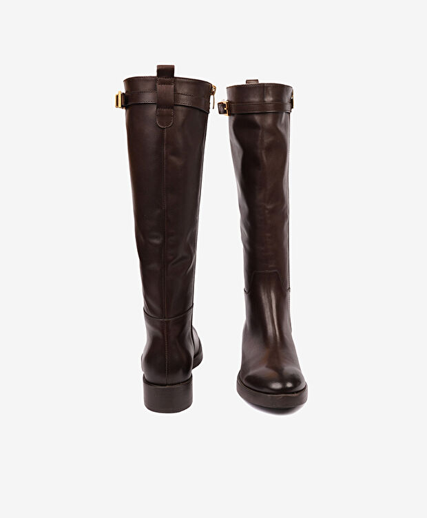 Kadın Kahverengi Hakiki Deri Çizme - 7