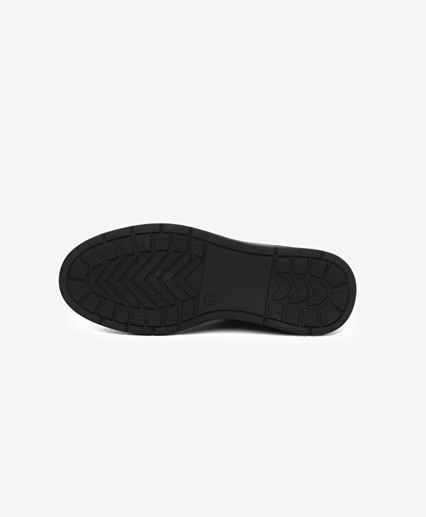 Kadın Siyah Rugan Hakiki Deri Comfort Bot - 5