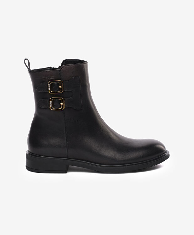 Kadın Siyah Hakiki Deri Bot - 1