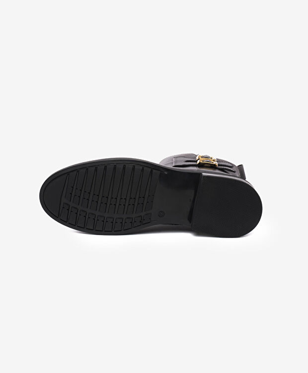 Kadın Siyah Hakiki Deri Bot - 5