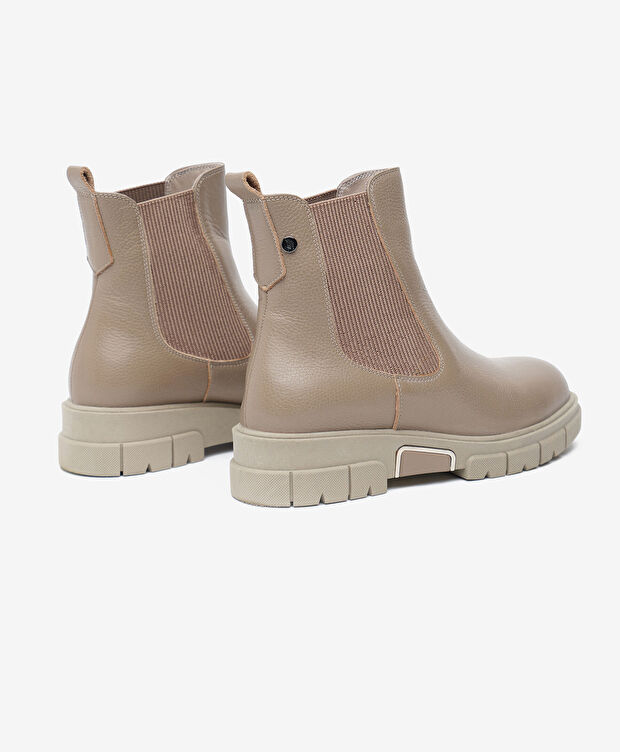 Kadın Vizon Hakiki Deri Chelsea Bot - 4