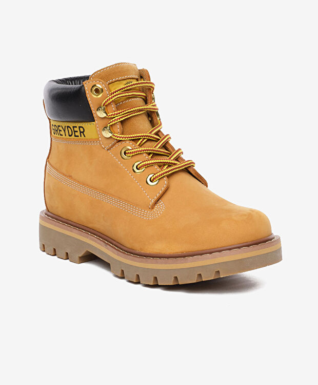 Kadın Sarı Hakiki Deri Bot - 2