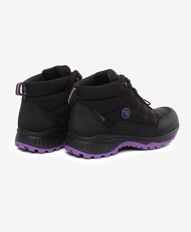 Erkek Çocuk Siyah Mor Su Geçirmez Outdoor Bot - 4