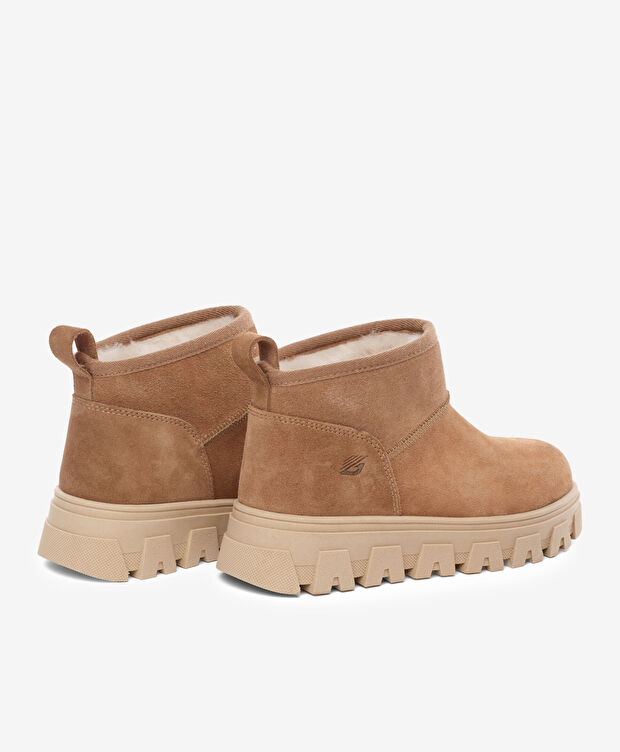 Kız Çocuk Taba Hakiki Deri Bot - 4