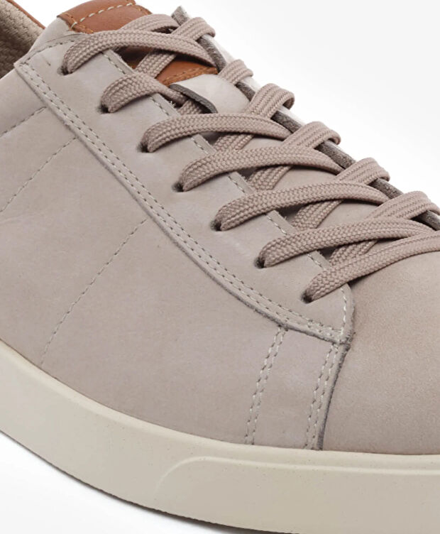 Erkek Vizon Nubuk Hakiki Deri Casual Ayakkabı - 5