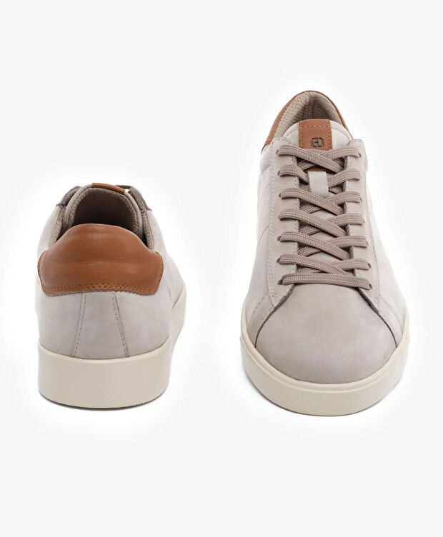 Erkek Vizon Nubuk Hakiki Deri Casual Ayakkabı - 7