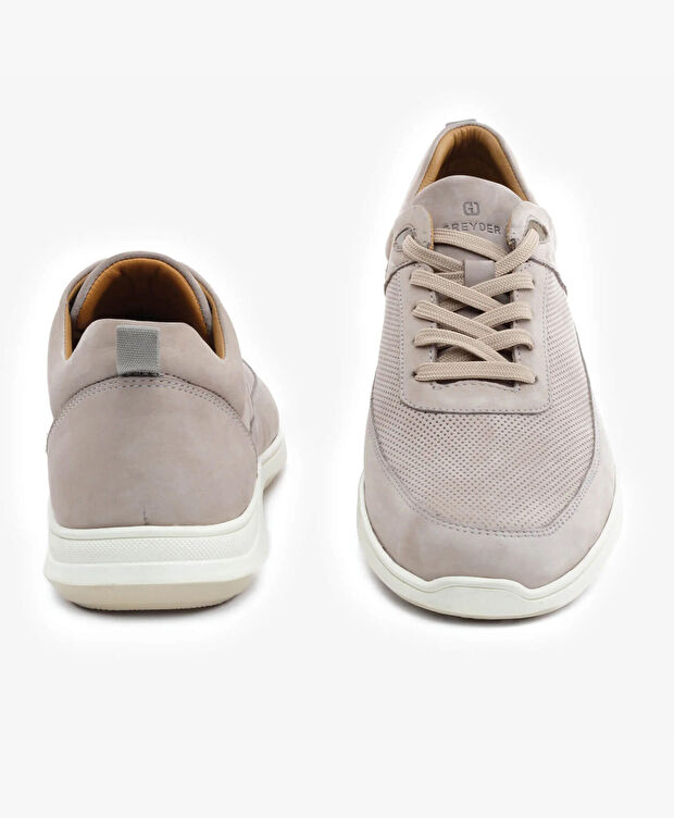 Erkek Vizon Nubuk Hakiki Deri Comfort Ayakkabı - 7