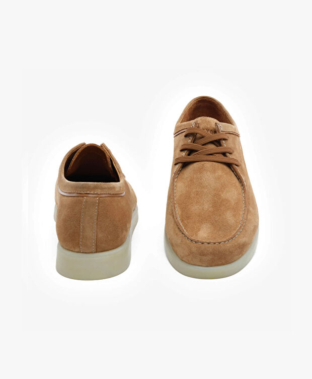 Erkek Kahverengi Hakiki Deri Oxford Ayakkabı - 7