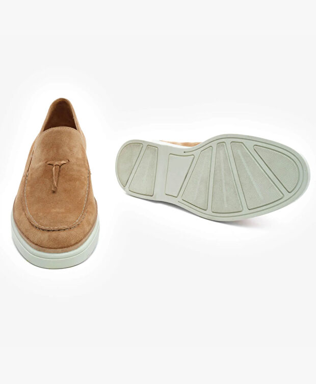 Erkek Tarçın Hakiki Deri Loafer Ayakkabı - 6