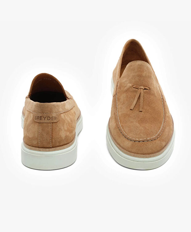 Erkek Tarçın Hakiki Deri Loafer Ayakkabı - 7