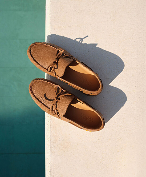 Erkek Taba Hakiki Deri Marine Ayakkabı - 8