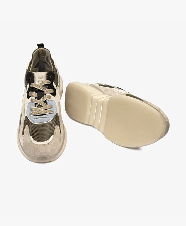 Erkek Koyu Vizon Hakiki Deri Memory Foam Taban Eva Taban Spor Ayakkabı - 6