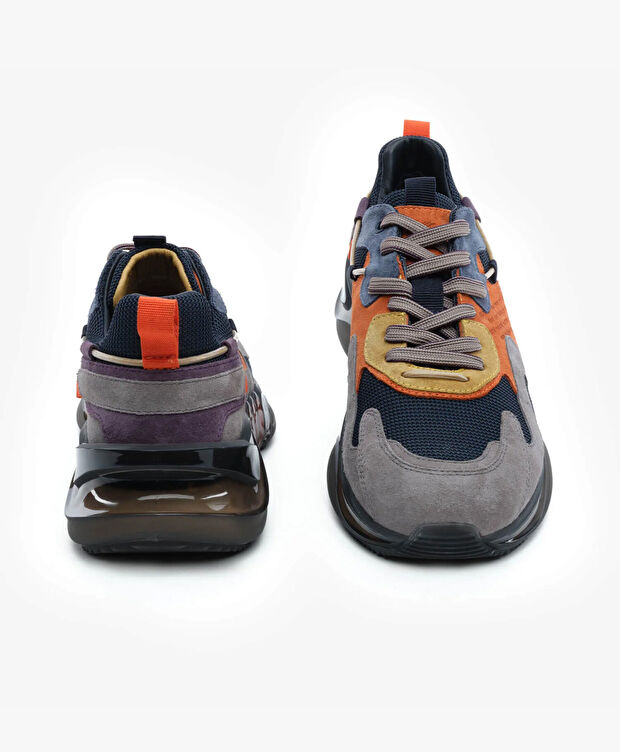 Erkek Füme Hakiki Deri Spor Ayakkabı - 7