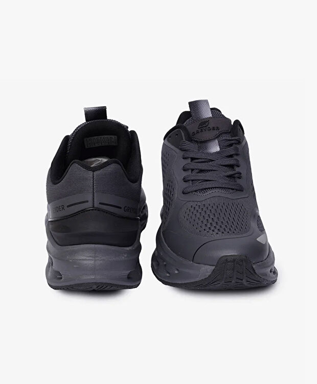 Erkek Koyu Gri Siyah Spor Ayakkabı - 7