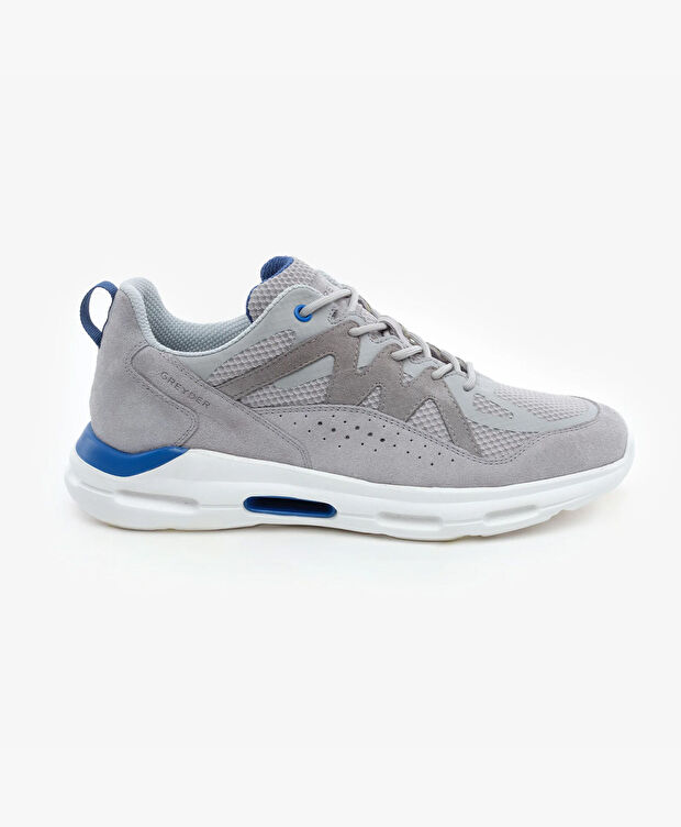 Erkek Açık Gri Hakiki Deri Spor Ayakkabı - 1