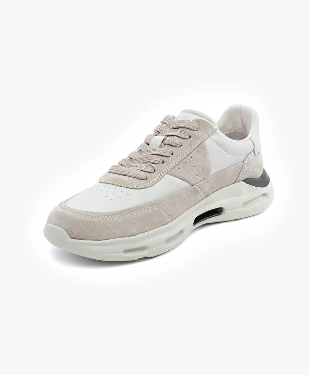 Erkek Açık Vizon Hakiki Deri Spor Ayakkabı - 3