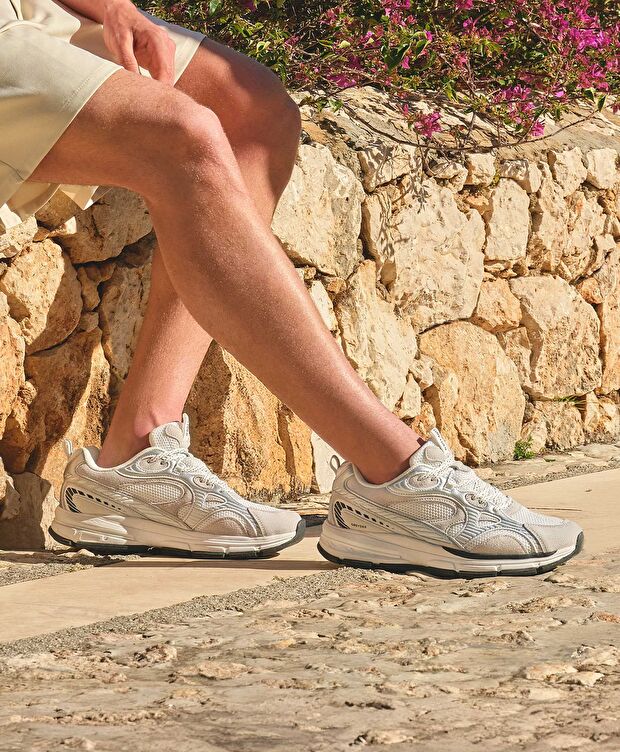 Erkek Beyaz Hakiki Deri Spor Ayakkabı - 7