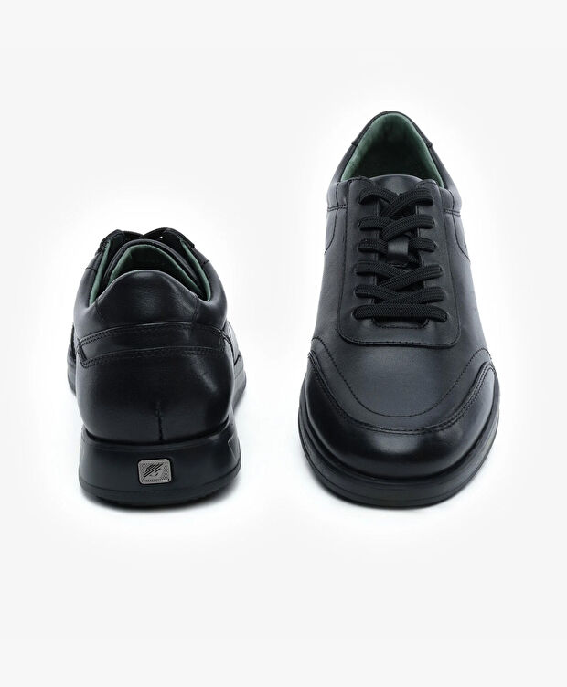 Erkek Siyah Hakiki Deri Comfort Ayakkabı - 7